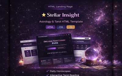 StellarInsight | Asztrológia | Landing page sablonok