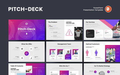 Best Creative Pitch-Deck Presentation Template