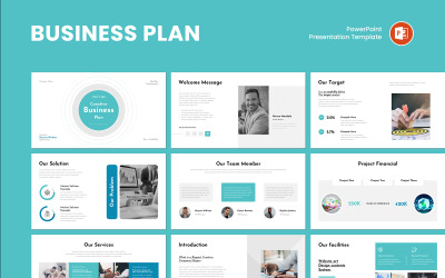 Business Plan PowerPoint Template for Startup