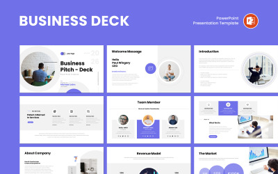 Creative Business Pitch Deck PowerPoint Template