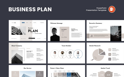 Executive Business Plan PowerPoint Presentation Template