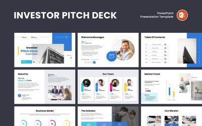 Executive Investor Pitch Deck PowerPoint Presentation Template