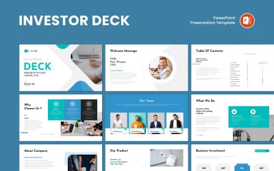 Executive Investor Pitch Deck Presentation Template