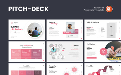 Executive Investor Pitch Deck Template Template