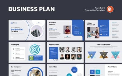 Modern Business Plan Presentation Template