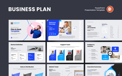 Professional Business Plan Presentation Template