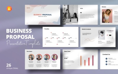 Winning Business Proposal Google Slides Template for Startups and Corporates