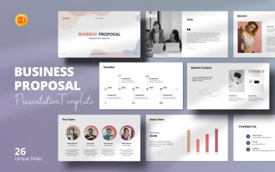 Winning Business Proposal PowerPoint Template for Startups and Corporates