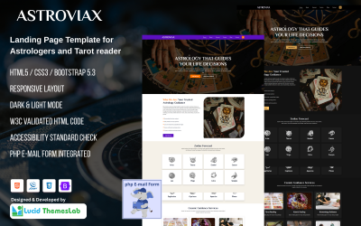 Astroviax – Astrology Template for Astrologers and Fortune Tellers