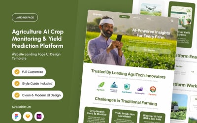 Greven - AgriTech AI Monitoring Landing Page