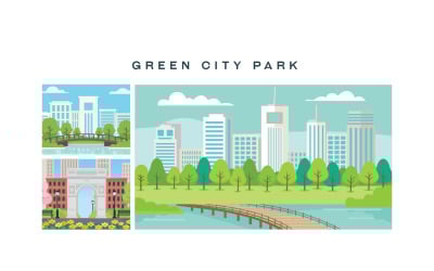 11 Green City Park In Springtime