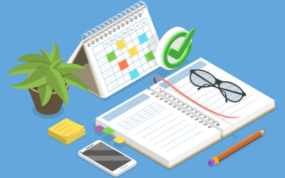 Personal planner,  idea for organizing events and tasks