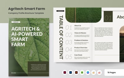 Smart Farming AgriTech Business Brochure