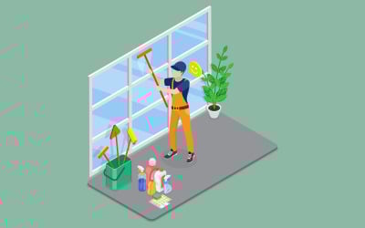 Window cleaner,  professional cleaning service