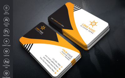 Creative Business Card Design Template V11