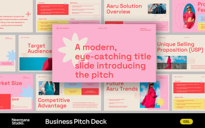 Pink Creative Pitch Deck Google Slides