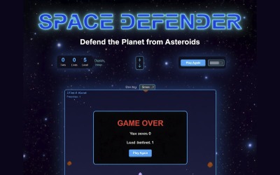 SPACE DEFENDER | HTML5 Games