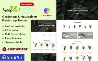 TreePlant - 室内植物和园艺商店 PrestaShop 响应式主题