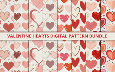 Valentine Hearts Digital Bundle