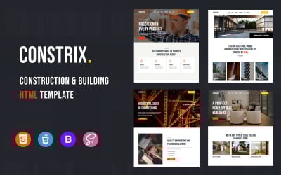 Constrix | Construction &amp;amp; Building HTML template