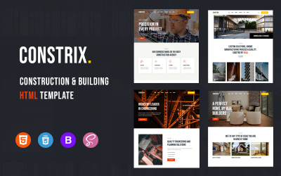 Constrix | 建筑与施工 HTML 模板