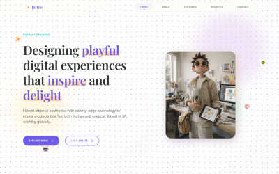 Jamie - Creative Portfolio HTML Template for Designers