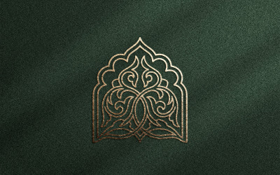 Luxury Hotel Ornamental Logo Template – Elegant Royal Line Art Emblem for Resort Spa Branding