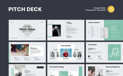 Smart Pitch Deck Google Slides Präsentationsvorlage