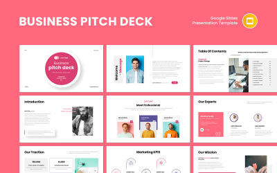 Winning Business Pitch Deck Google Slides Presentation Template