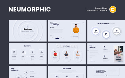 Business Neumorphic Google Slides Presentation Template
