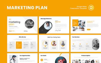 Elegant Marketing Plan Google Slides Presentation Template