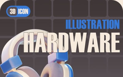 Hardware 3D Icon Stylized