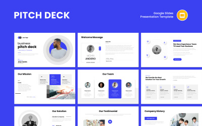Investoren-Pitch-Deck-Präsentation für Google Slides (Vorlage)