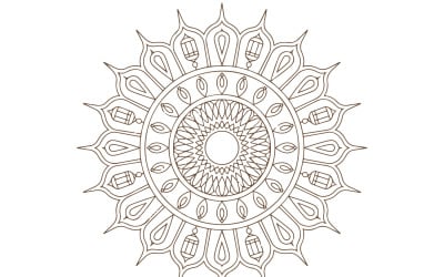 Islamic Ramadan Mandala Design