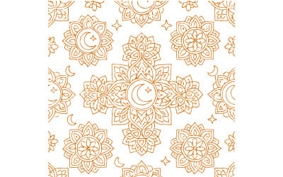 Premium Ramadan Mandala Vector Set