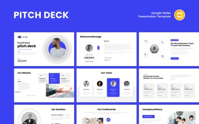 Шаблон презентации для инвесторов в Google Slides