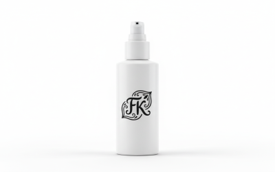 Elegant FK monogram logo , for beauty spa, skincare, cosmetic brands, and luxury salon branding.