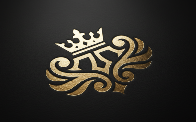 Luxury Abstract Crown Logo Template – Elegant Royal Emblem Design