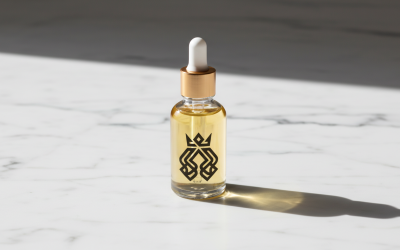 Luxury Crown Monogram Logo – Geometric Royal Emblem for Beauty Spa &amp;amp; Cosmetic Brand