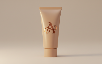 Luxury Letter A Monogram Logo with Star – Elegant Gold Branding