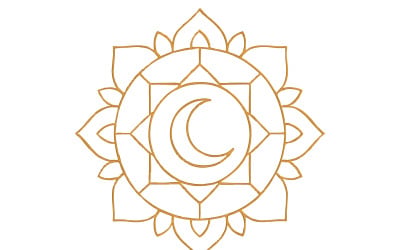 Golden Ramadan Mandala Vector