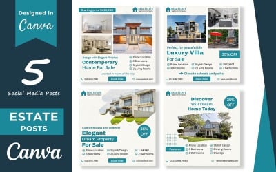School College Admission Canva Social Media Bundle