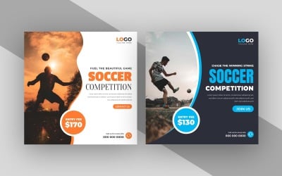 Soccer Competition Social Media Instagram Post banner
