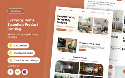Averra - Daily Home Essentials UI UX Layout