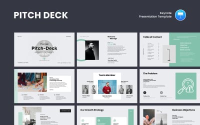 Business Pitch - Deck Keynote Presentation Template