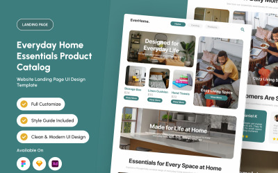 EverHome - Home Essentials Catalog Landing Page