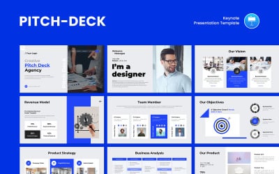 Executive-Business Pitch Deck Keynote Presentation Template