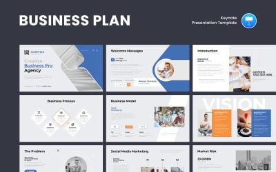 Funding Business Plan Keynote Presentation Template