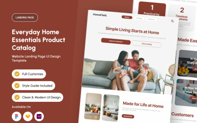 HomeField - Lifestyle Home Product Catalog UI