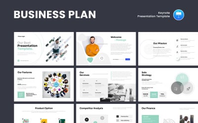 Investor Business Plan Keynote Presentation Template